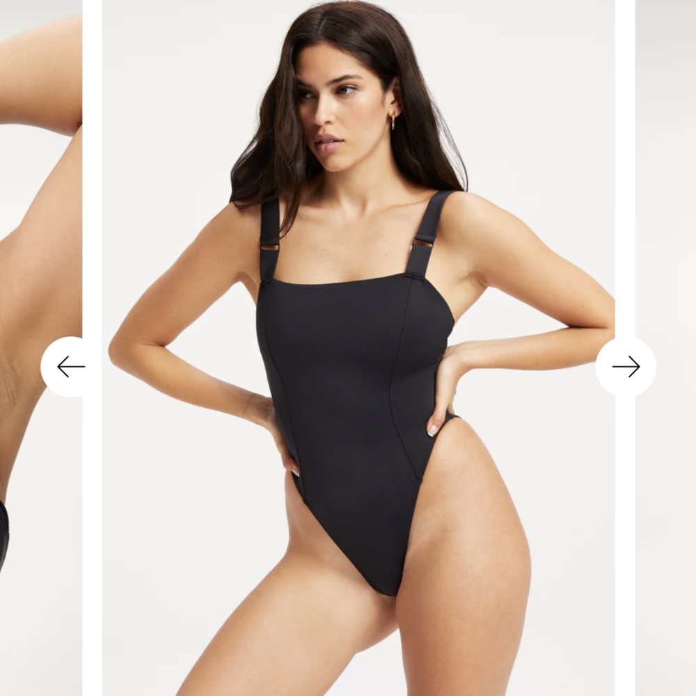 Good American Swim one piece black